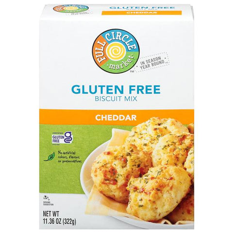 Full Circle Market Biscuit Mix, Gluten Free, Cheddar - 11.36 Ounce