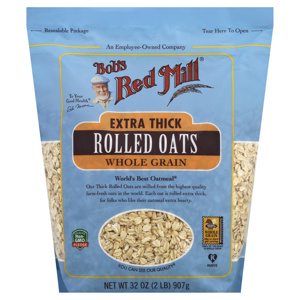 Bob's Red Mill Extra Thick Rolled Oats

 - 32 Ounce