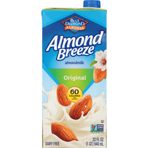Blue Diamond Almond Breeze Original Almond Milk - 32 Ounce