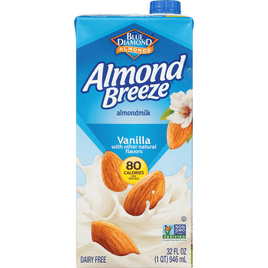 Blue Diamond Almond Breeze Vanilla Almond Milk - 32 Ounce