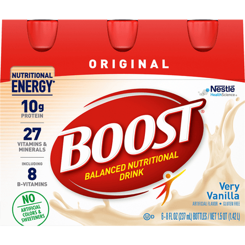 Boost Original Very Vanilla Complete Nutrition Drink 6Pk - 8 Ounce