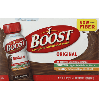 Boost Original Rich Chocolate Complete Nutritional Drink 12Pk - 8 Ounce