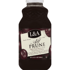 L&A 100% Juice, All Prune - 32 Ounce