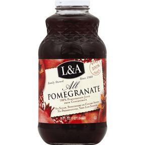 L&A Fresh Pressed Pomegranate Juice - 32 Ounce