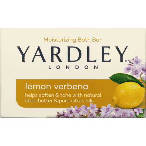 Yardley Bath Bar, Moisturizing, Lemon Verbena