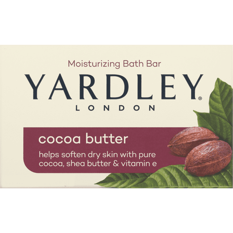 Yardley London Moisturizing Bath Bar Cocoa Butter