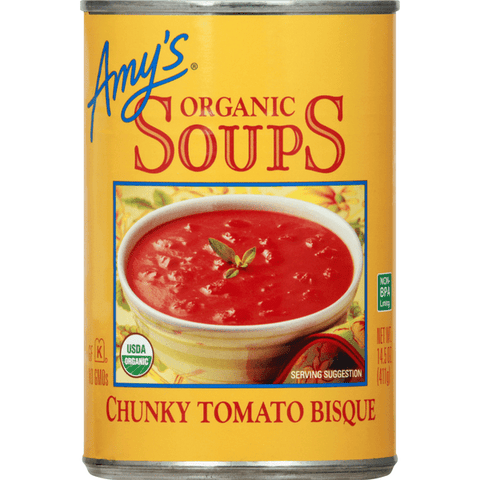Amy's Soup, Organic, Chunky Tomato Bisque - 14.5 Ounce