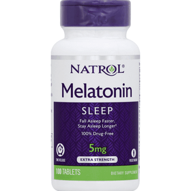 Natrol Time Release Melatonin Tablets 5 mg - 100 Count