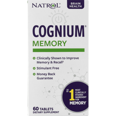 Natrol Cognium, Memory, Tablets - 60 Count