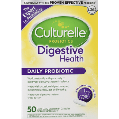 Culturelle Digestive Health Probiotic Once Daily Capsules - 50 Count