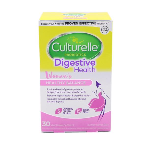 Culturelle Probiotics Digestive Health Women's Healthy Balance - 30 Count