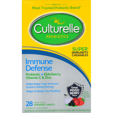 Culturelle Immune Defense, Great Mixed Berry, Chewable Tablets - 28 Count