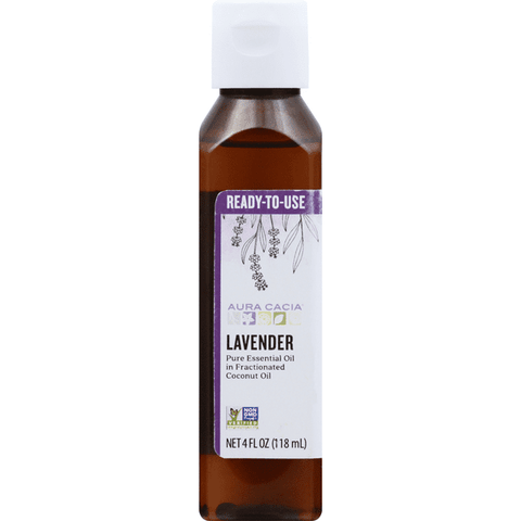 Aura Cacia Essential Oil, Lavender - 4 Ounce