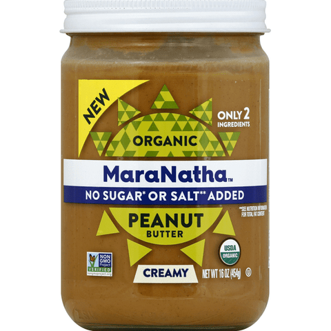 MaraNatha Organic Creamy Peanut Butter - 16 Ounce