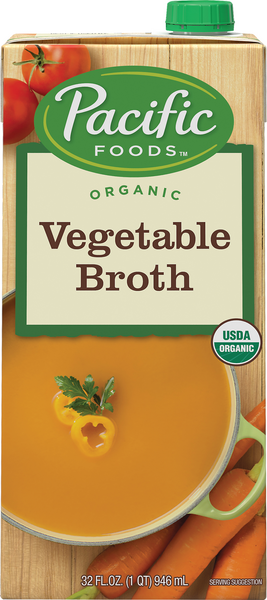 Pacific Organic Vegetable Broth - 32 Ounce