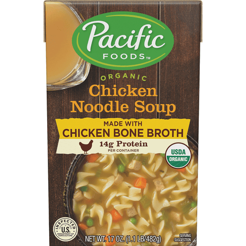 Pacific Foods Organic Chicken Noodle Soup - 17 Ounce