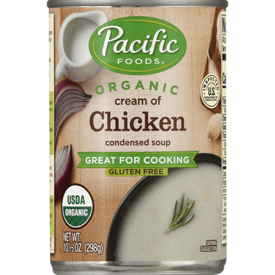 Pacific Foods Organic Cream of Chicken Condensed Soup, Gluten Free - 10.5 Ounce