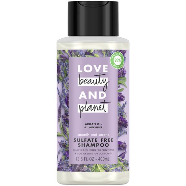 Love Beauty And Planet Smooth And Serene Argan Oil & Lavender Shampoo - 13.5 Ounce