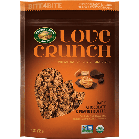 Nature's Path Love Crunch Granola, Dark Chocolate & Peanut Butter - 11.5 Ounce