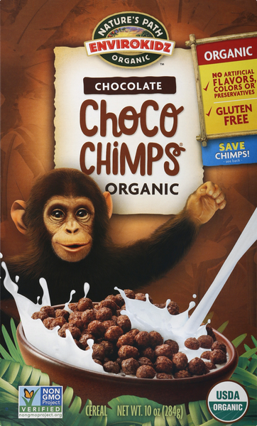 Envirokidz Chocolate Choco Chimps Organic Cereal - 10 Ounce