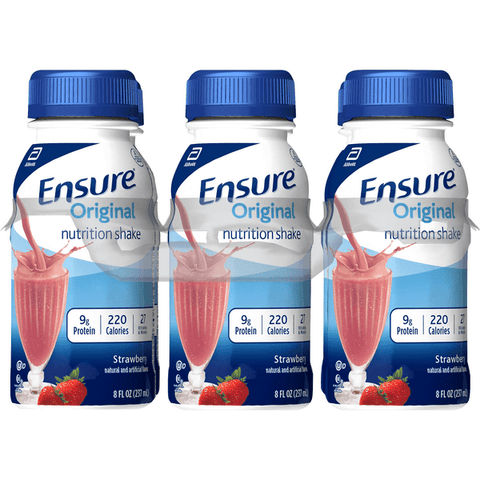 Ensure Original Nutrition Shake Strawberry Ready-to-Drink 6Pk - 8 Ounce