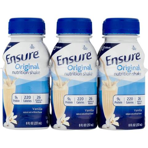 Ensure Original Nutrition Shake Vanilla Ready to Drink 6Pk - 8 Ounce