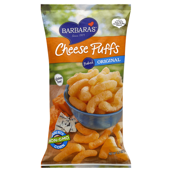 Barbara's Baked Original Cheese Puffs - 5.5 Ounce