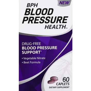 BPH Blood Pressure Support, Drug-Free, Caplets - 60 Count