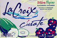 LaCroix Curate Blackberry Cucumber Sparkling Water 8 Pack - 12 Ounce