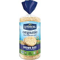 Lundberg Family Farms Brown Rice Lightly Salted Organic Rice Cakes - 8.5 Ounce