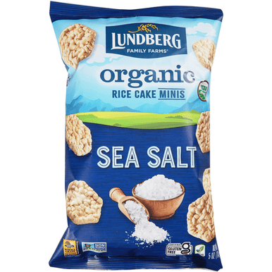 Lundberg Family Farms Sea Salt Organic Rice Cake Minis - 5 Ounce