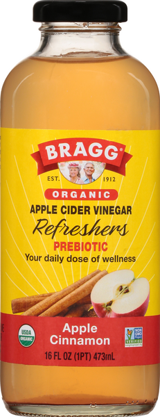Bragg Organic Apple Cider Vinegar Apple Cinnamon Drink - 16 Ounce