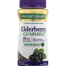 Nature's Bounty Elderberry Gummies - 70 Count