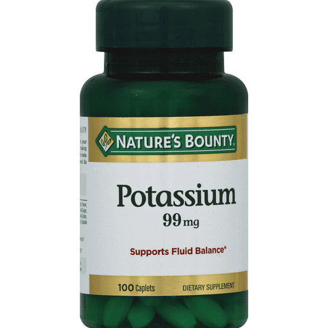 Nature's Bounty Potassium 595mg Capsules   - 100 Count