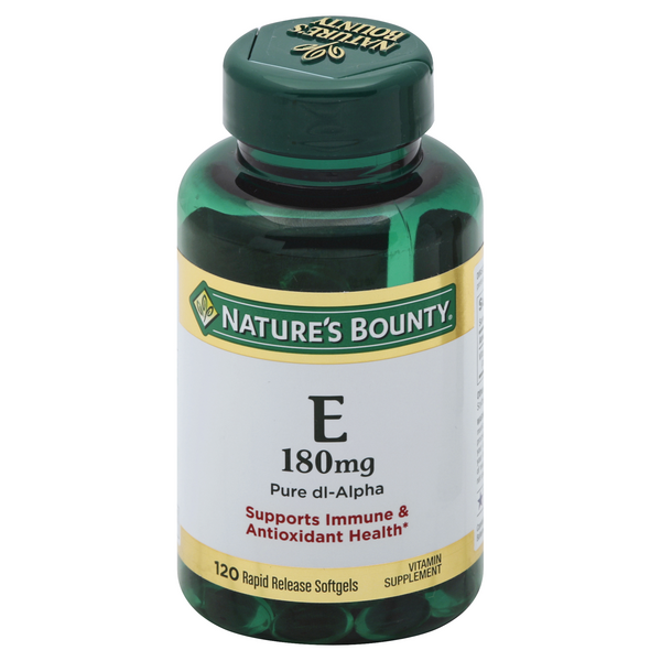Nature's Bounty Vitamin E 400 IU Rapid Release Softgels - 120 Each