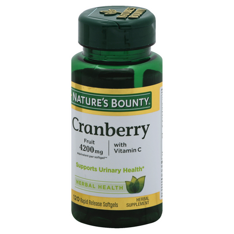 Nature's Bounty Cranberry Fruit 4200 mg Softgels - 120 Each