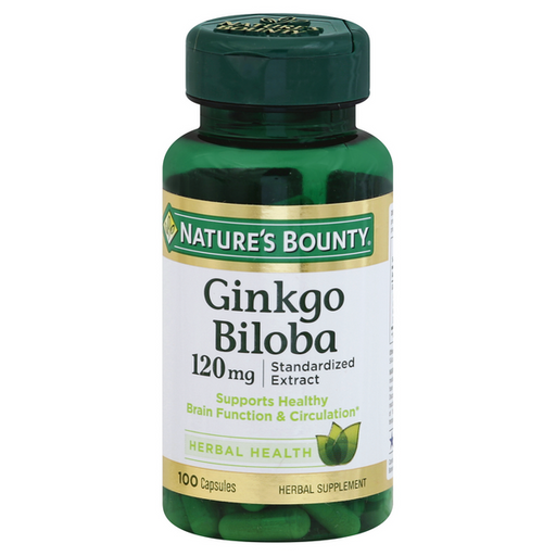 Nature's Bounty Ginkgo Biloba 120 MG - 100 Count