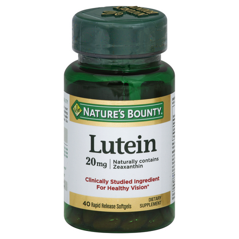 Nature's Bounty Lutein 20mg Softgels - 30 Each