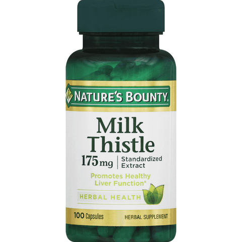 Nature's Bounty Milk Thistle 175 MG Capsules - 100 Count