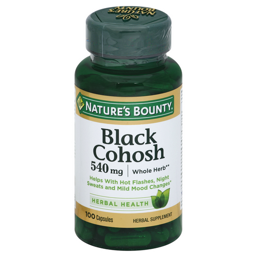 Nature's Bounty Black Cohosh 540Mg Capsules - 100 Count