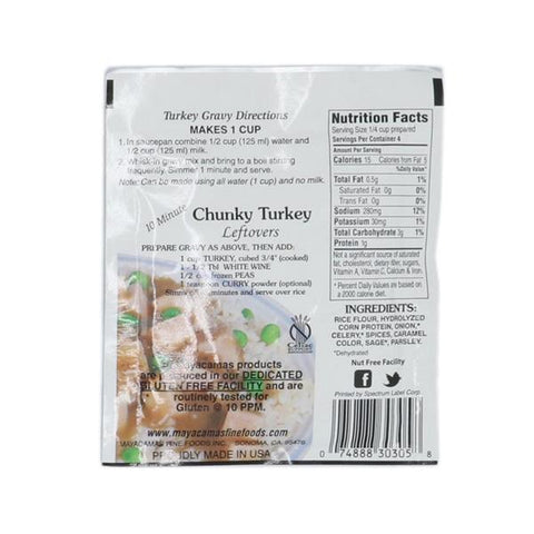 Mayacamas Gluten Free Turkey Gravy Mix - 0.75 Ounce