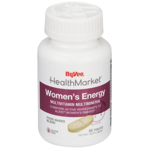 Hy-Vee HealthMarket Women's Energy Multivitam Multimineral Tablets - 65 Count