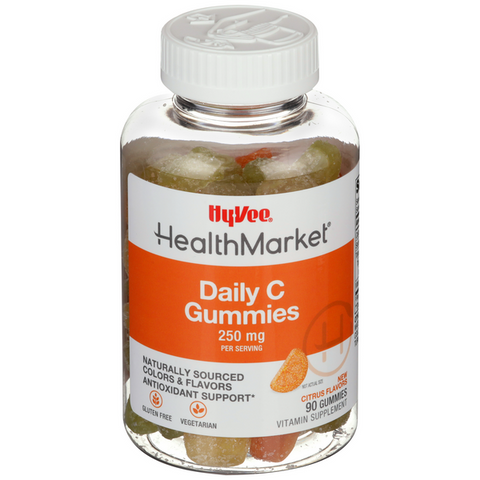 Hy-Vee HealthMarket Daily C Gummies 250mg - 90 Count