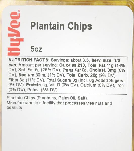 Hy-Vee Plantain Chips - 5 Ounce