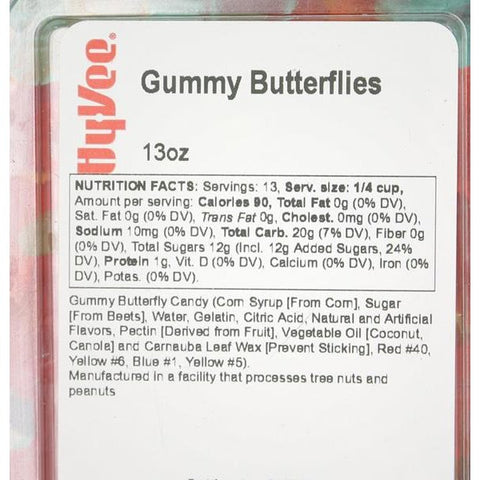 Hy-Vee Gummy Butterflies - 13 Ounce