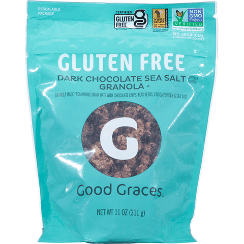Good Graces Granola, Gluten Free, Dark Chocolate Sea Salt - 11 Ounce