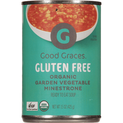 Good Graces Gluten Free Organic Garden Vegetable Minestrone Soup - 15 Ounce