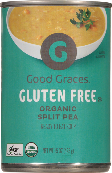 Good Graces Gluten Free Organic Split Pea Soup - 15 Ounce