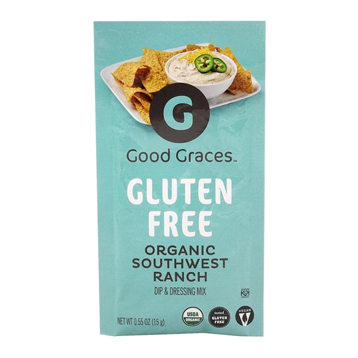 Good Graces Gluten-Free Organic Southwest Ranch Dip & Dressing Mix - .55 Ounce