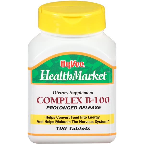 Hy-Vee HealthMarket Complex B-100 Tablets - 100 Count